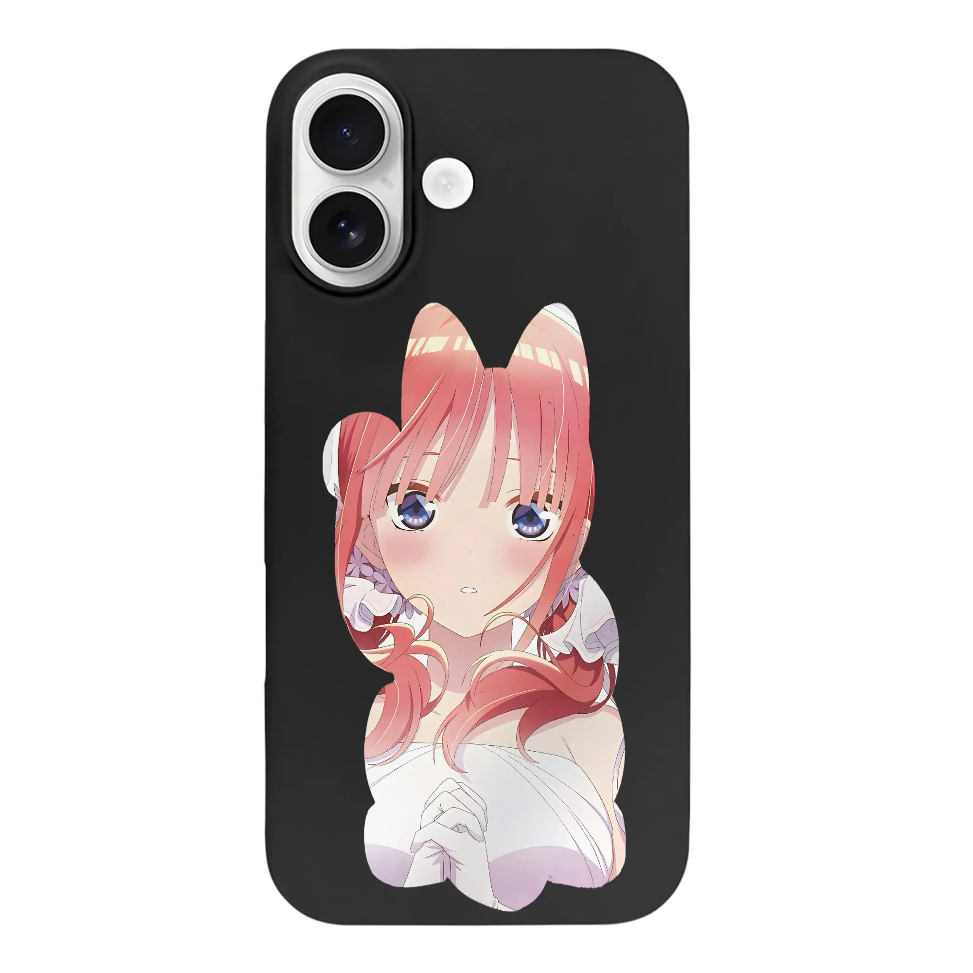 五等分の花嫁 グッズ 中野 二乃 - iPhone 17 シリーズ シリコンケース 薄型 耐衝撃 指紋防止 ソフトタッチカバー 精密フィット 傷防止 保護ケース iPhone 17/17 Air/17 Pro/17 Pro Max 対応